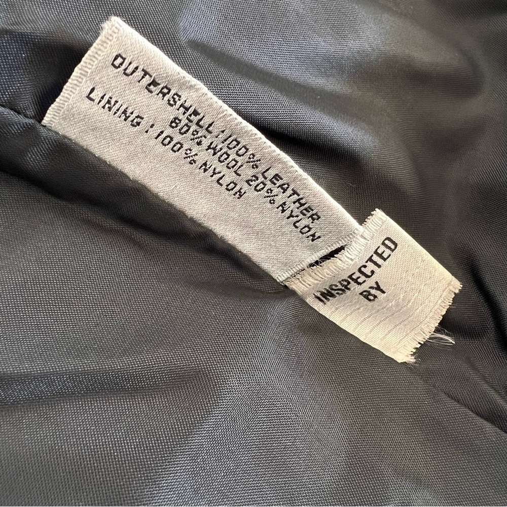 G-III Leather designs || 80s Vintage Black Leather Jacket - Picture 8 of 9